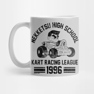 Kunio Kart High School Racing Shirt - Black (Light BG) Mug